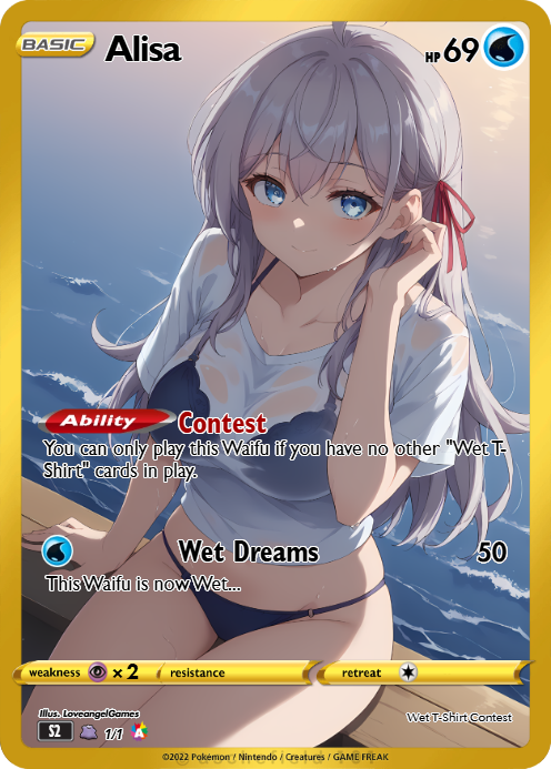 JBX-Waifu Season 2- Wet Tshirt