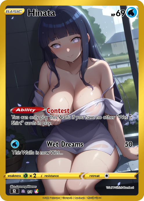 JBX-Waifu Season 2- Wet Tshirt